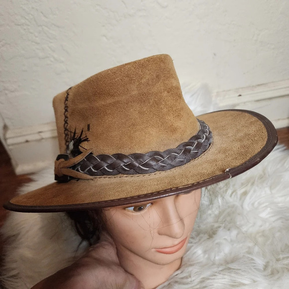 San Zemo leather cowboy hat NEW - Picture 14 of 14